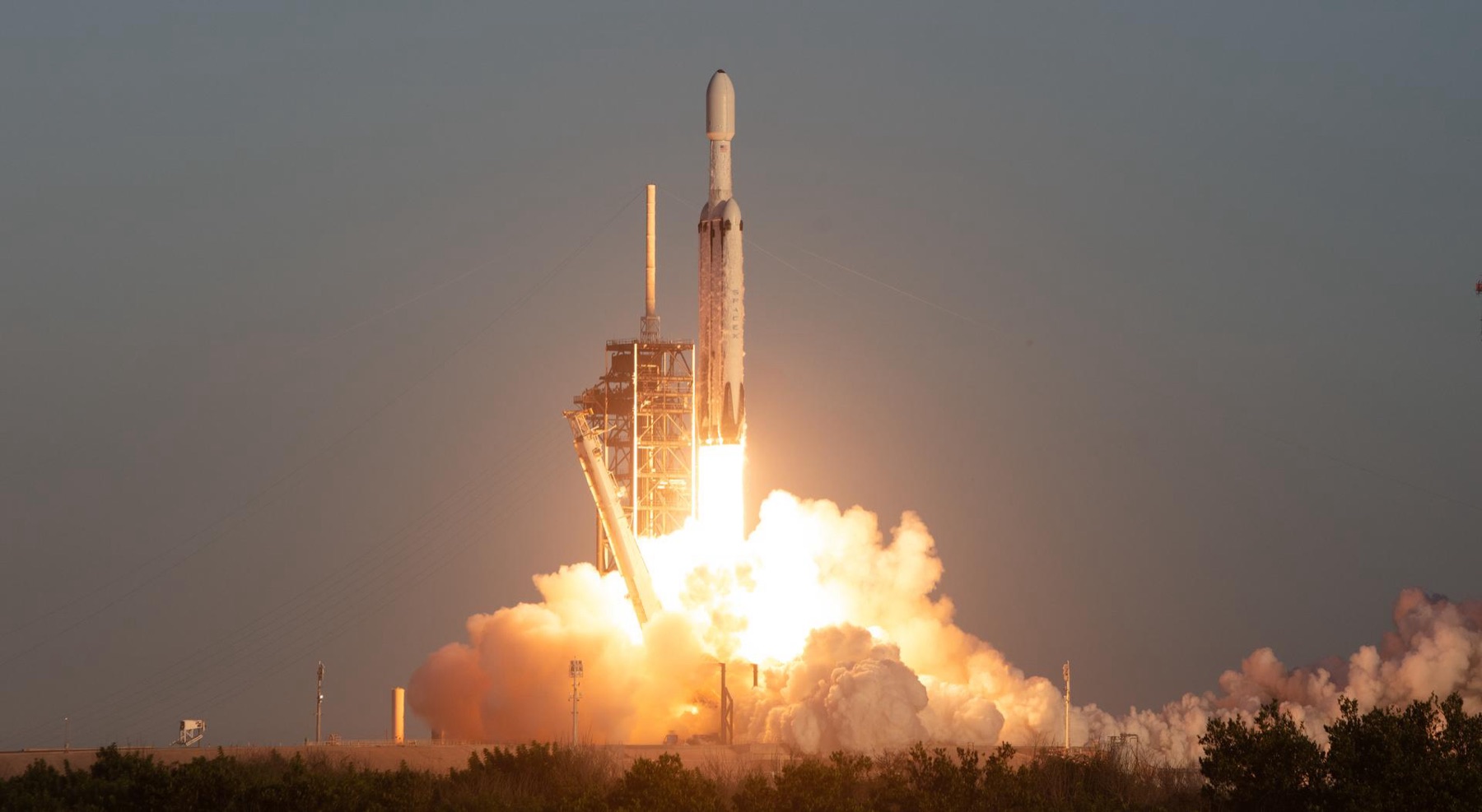 SpaceX Falcon Heavy rocket lifting off from Launch Complex 39A with NASA's Nancy Grace Roman Space Telescope on 30 August 2026