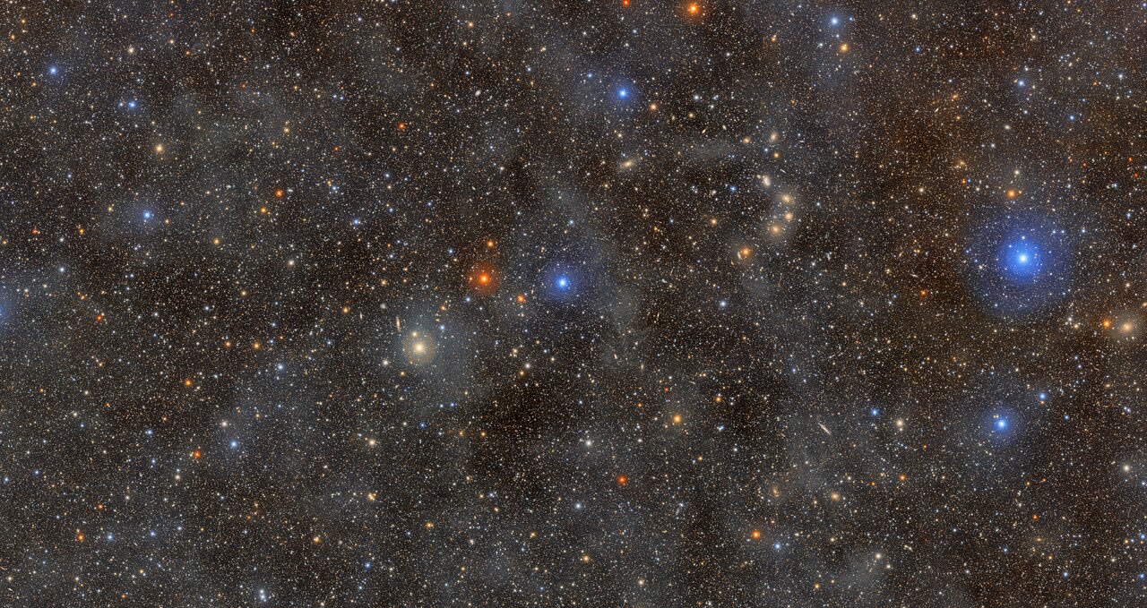 Dense star field imaged by the NSF-DOE Vera C. Rubin Observatory